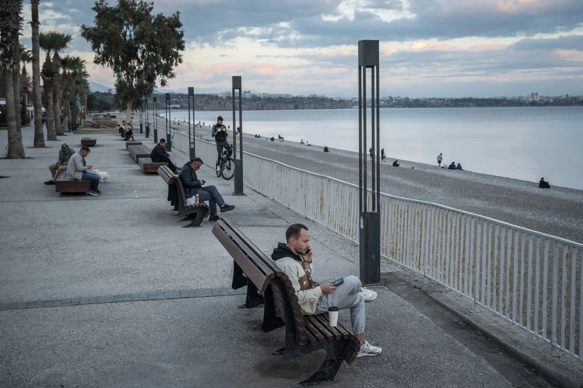 Набережная Анталии, декабрь 2022 года