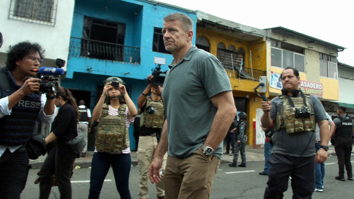 Ерік Прінс в Еквадорі, там його компанія буде боротися із злочинністю