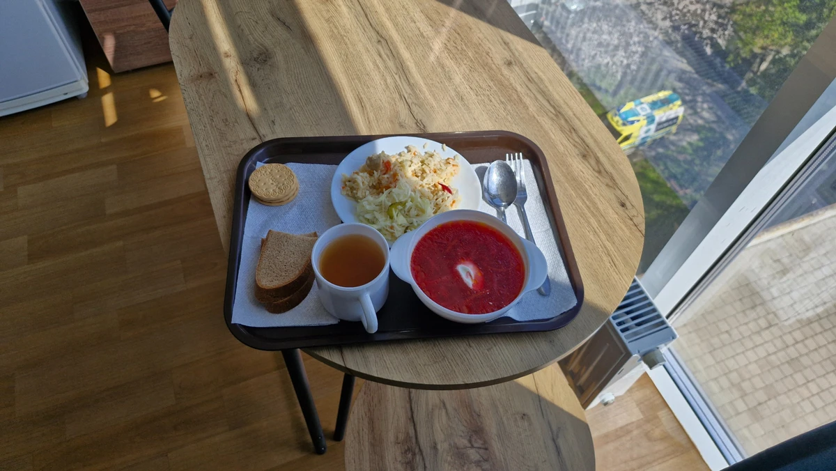 Пример обеда от Foodicine в ЦИМТе