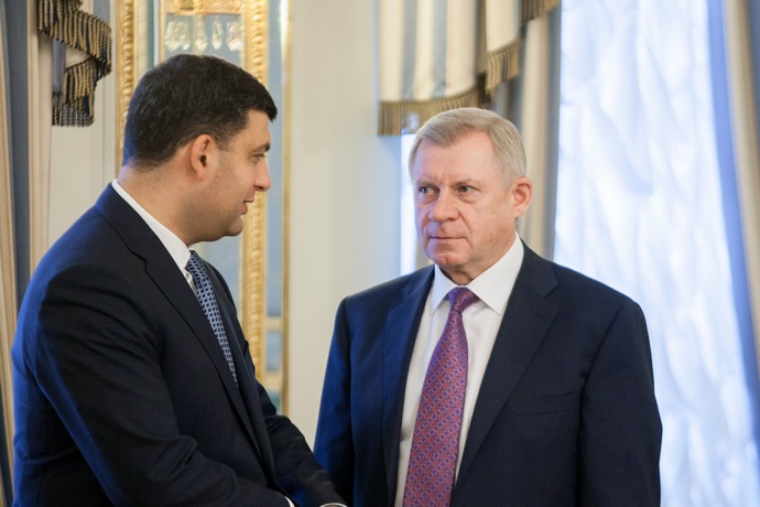 Володимир Гройсман та Яків Смолій