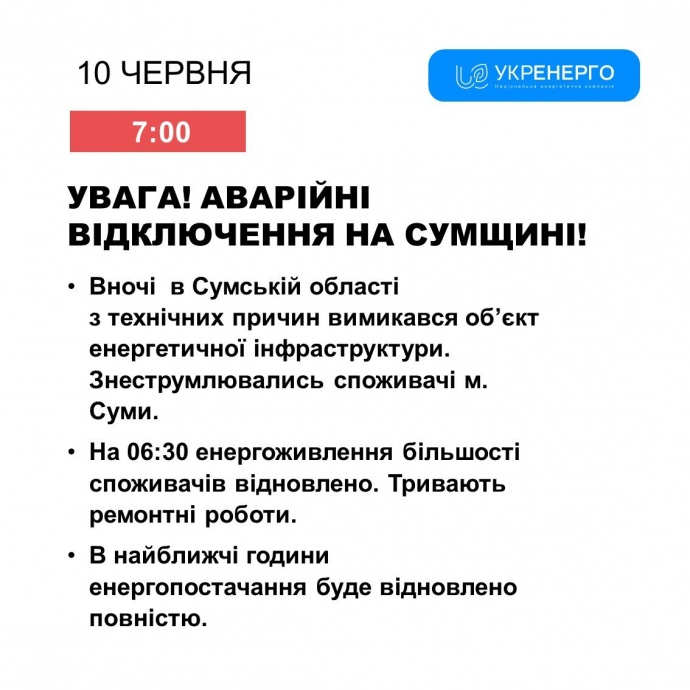 Укрэнерго.