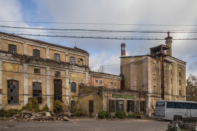 Виробнича будівля пивзаводу Шульца станом на лютий 2023 року